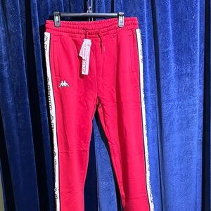 Kappa Red Track Pants